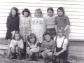 Claribell Norris, Marilyn Spurrell, Barb White, Wavie Jacobs, Blanche Drodge Front Row Vera Spurrell, Isabella Drodge, ,Doreen Jacobs, Delphine Stacey