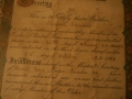 SUF certificate for Third Degree  granted to Samuel Lambert memebr since 1889 (Donated by Grandson Gordon  Lambert)