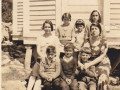 School-children-Loreburn-Miss-Edgecomb-teacher-from-Barenhead-Conception-Bay
